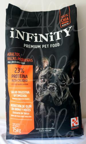 INFINITY Perro Mordida Pequeña X 15 Kg.