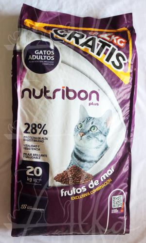 NUTRIBON PLUS GATO X 20 Kg. +2 Kg.