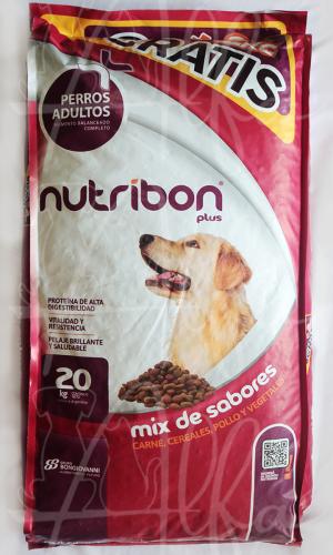 NUTRIBON PLUS Perro Adulto X 20Kg. 21% Proteínas Mix de Carnes